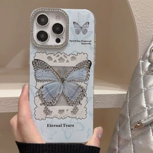 قاب blue butterfly diamond