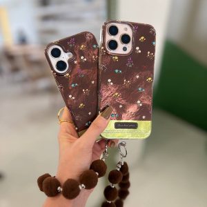 قاب براش رز قهوه ای آیفون